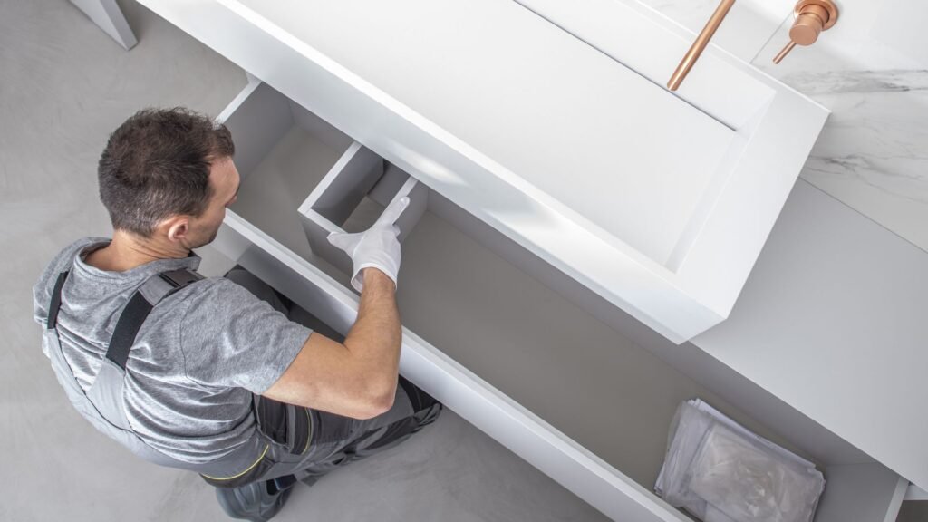 Instalación de muebles de baño